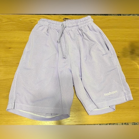 Madhappy Lavender Mesh Shorts - Picture 3 of 4